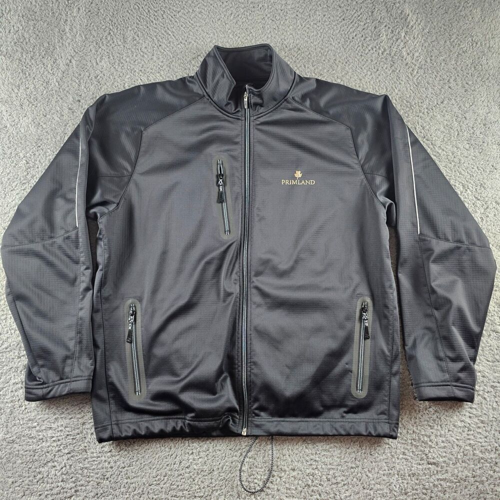 Zero Restriction Jacket Men XL Black Tour Series Full Zip Golf Performance Lined